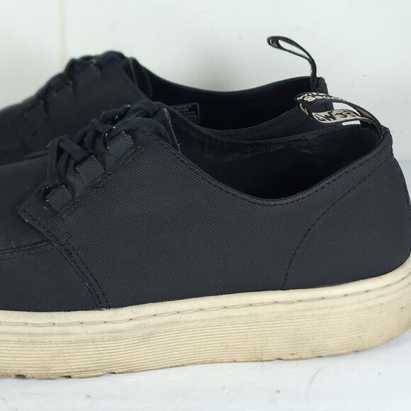 Dr. Martens Men\'s Walden US 10 Black Canvas Lace-Up Casual Oxford Shoes main image 5